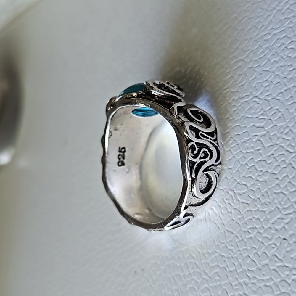 NWOT Sterling Turquoise Ring - Picture 2 of 2